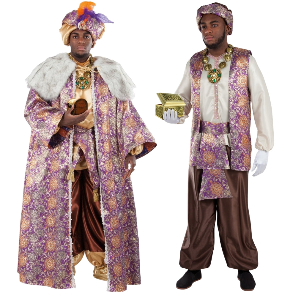 Déguisements de couple Roi Balthazar & Page Royal