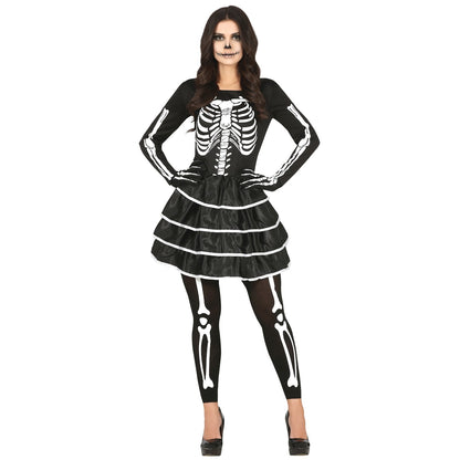 Déguisement de Squelette Robe pour femme