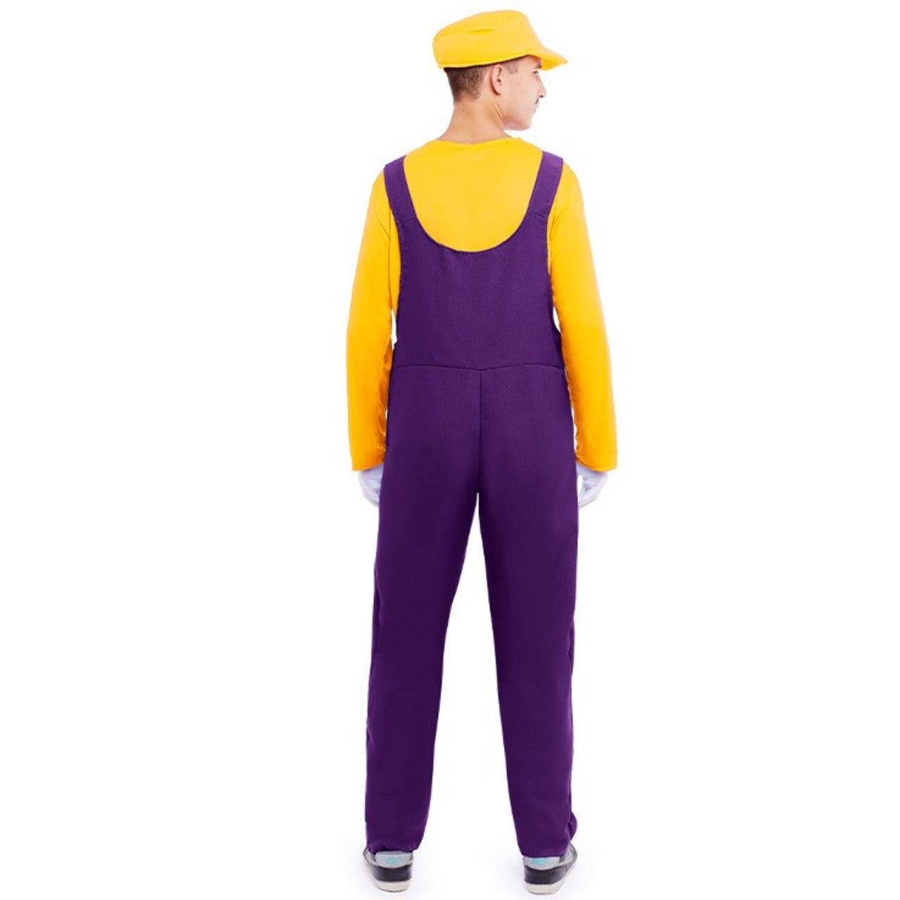 Costume de méchant plombier Wario pour adulte
