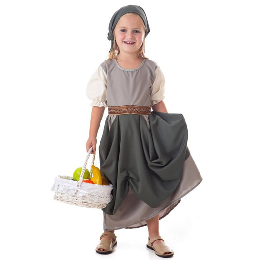 Déguisement Marchande de Fruits Médiévale fille