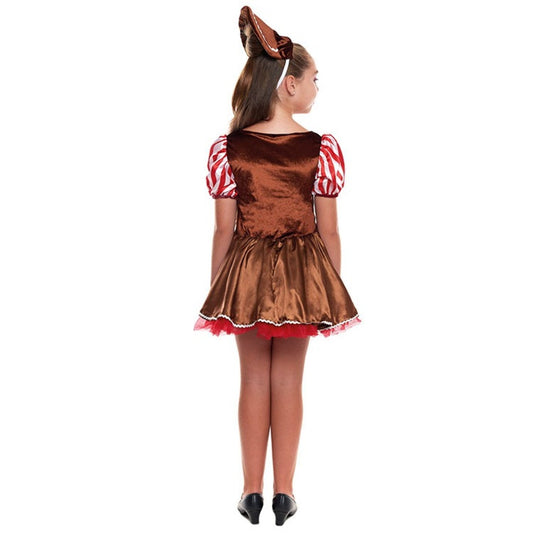 Déguisement de Biscuit en Pain d'Épice pour fille
