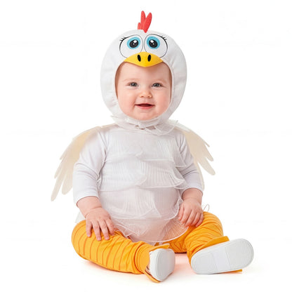 Déguisement de poule blanche pour bébé