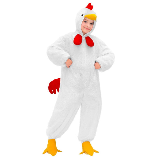 Déguisement Coq Blanc Peluche pour enfant