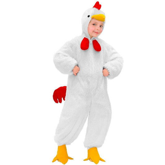 Déguisement Coq Blanc Peluche pour enfant