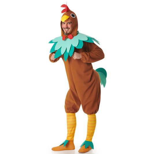 Déguisement de Coq Marron pour adulte