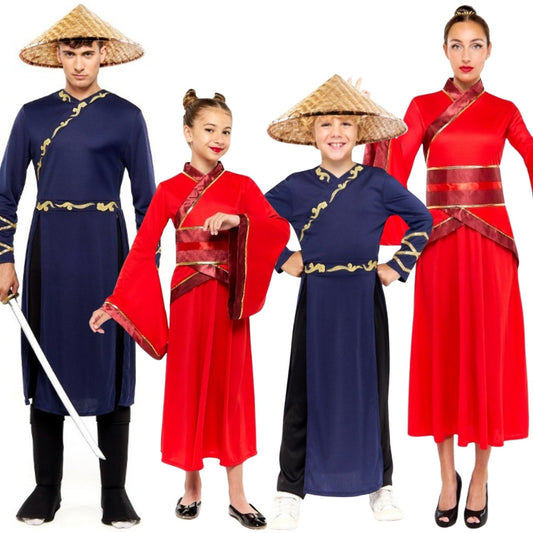 Déguisements de Groupe Chinois Orientaux