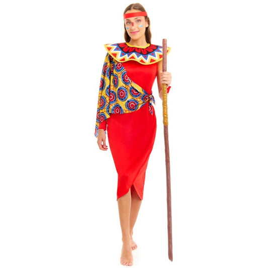 Déguisement Guerrière Tribu Masai pour femme