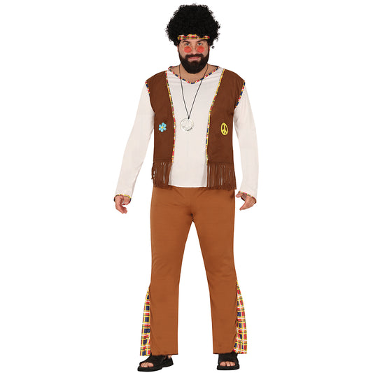 Déguisement fleur hippie homme