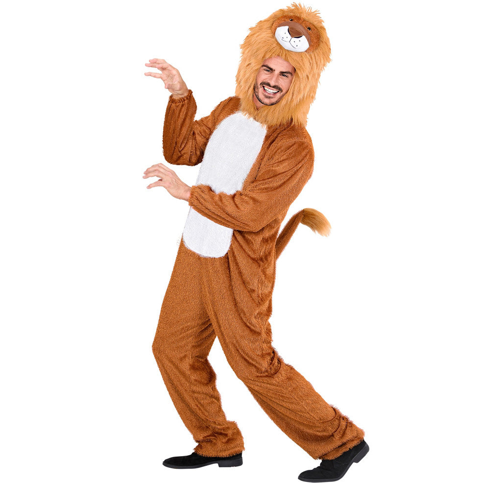 Déguisement de Lion en Peluche pour adulte