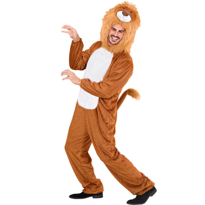 Déguisement de Lion en Peluche pour adulte