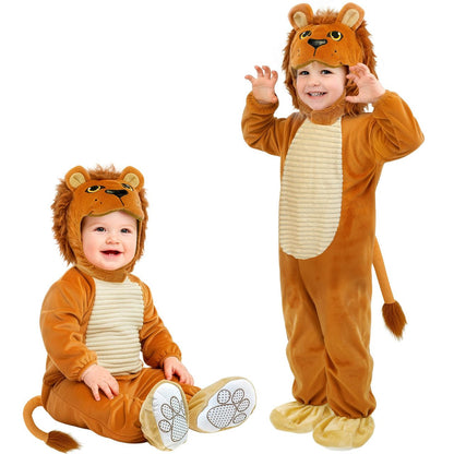 Déguisement de lion doux pour bébé
