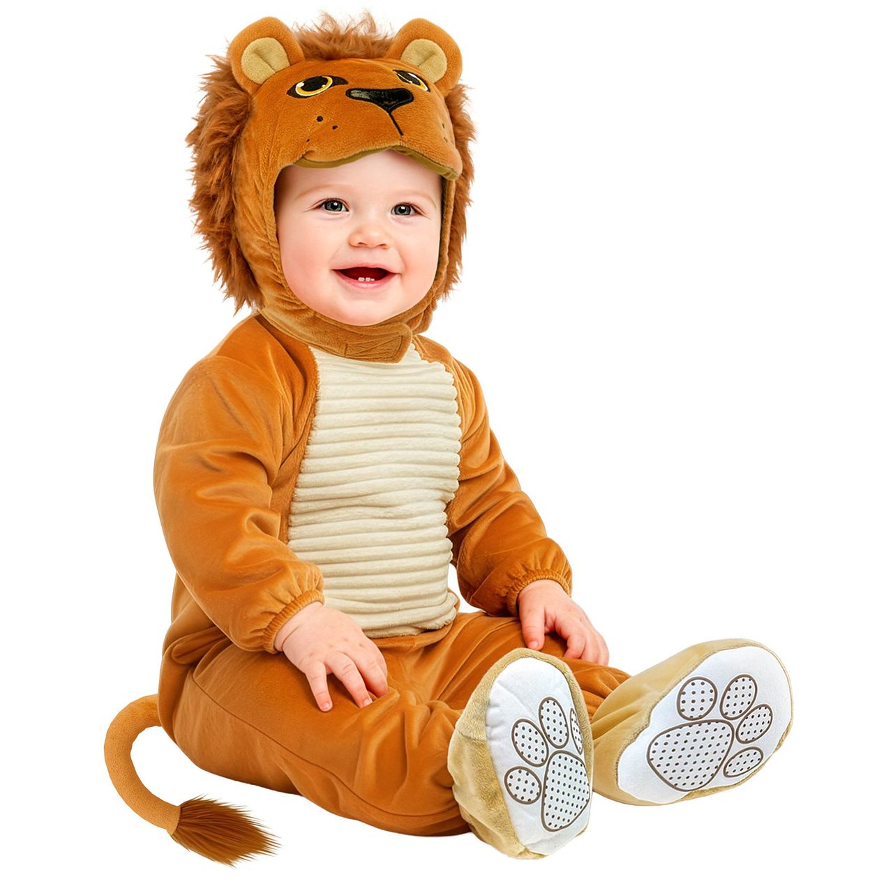 Déguisement de lion doux pour bébé