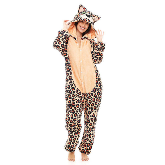 Déguisement Léopard Peluche adulte