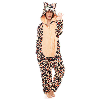 Déguisement Léopard Peluche adulte