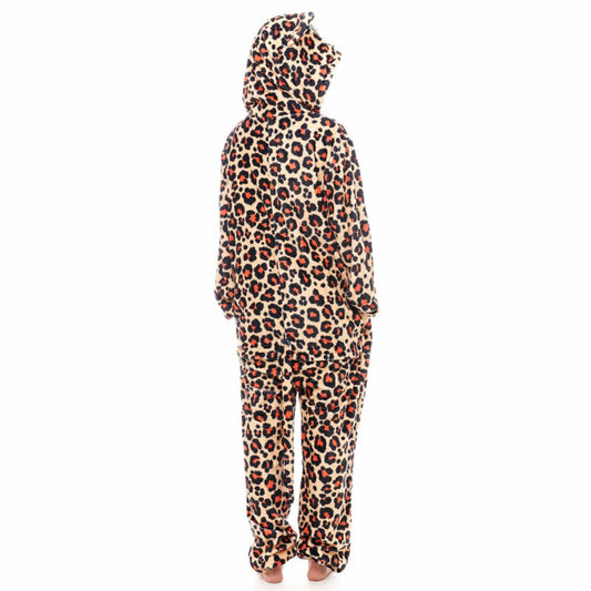 Déguisement Léopard Peluche adulte