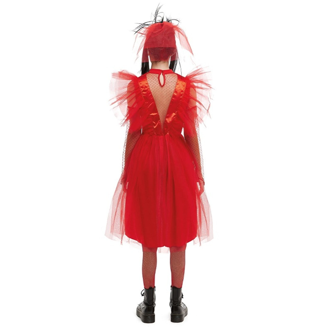 Déguisement de Lydia Mariée Rouge pour femme