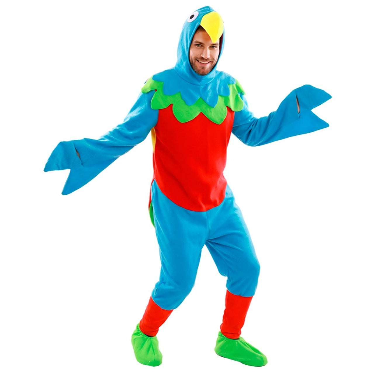 Déguisement Perroquet Multicolore adulte