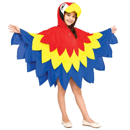 Déguisement de Perroquet Poncho enfant
