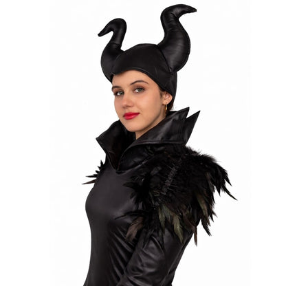 Déguisement Maléfique Plumes femme