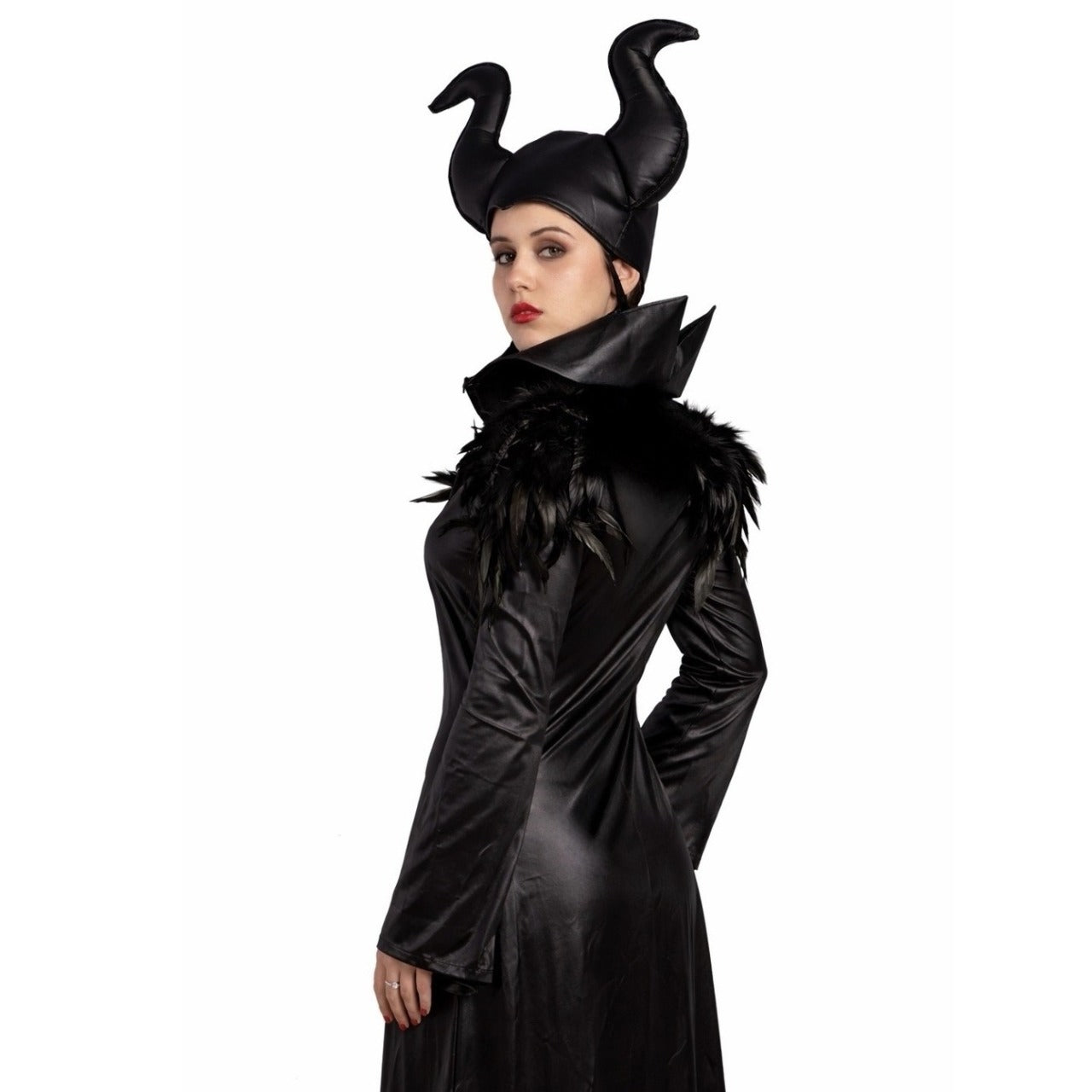 Déguisement Maléfique Plumes femme