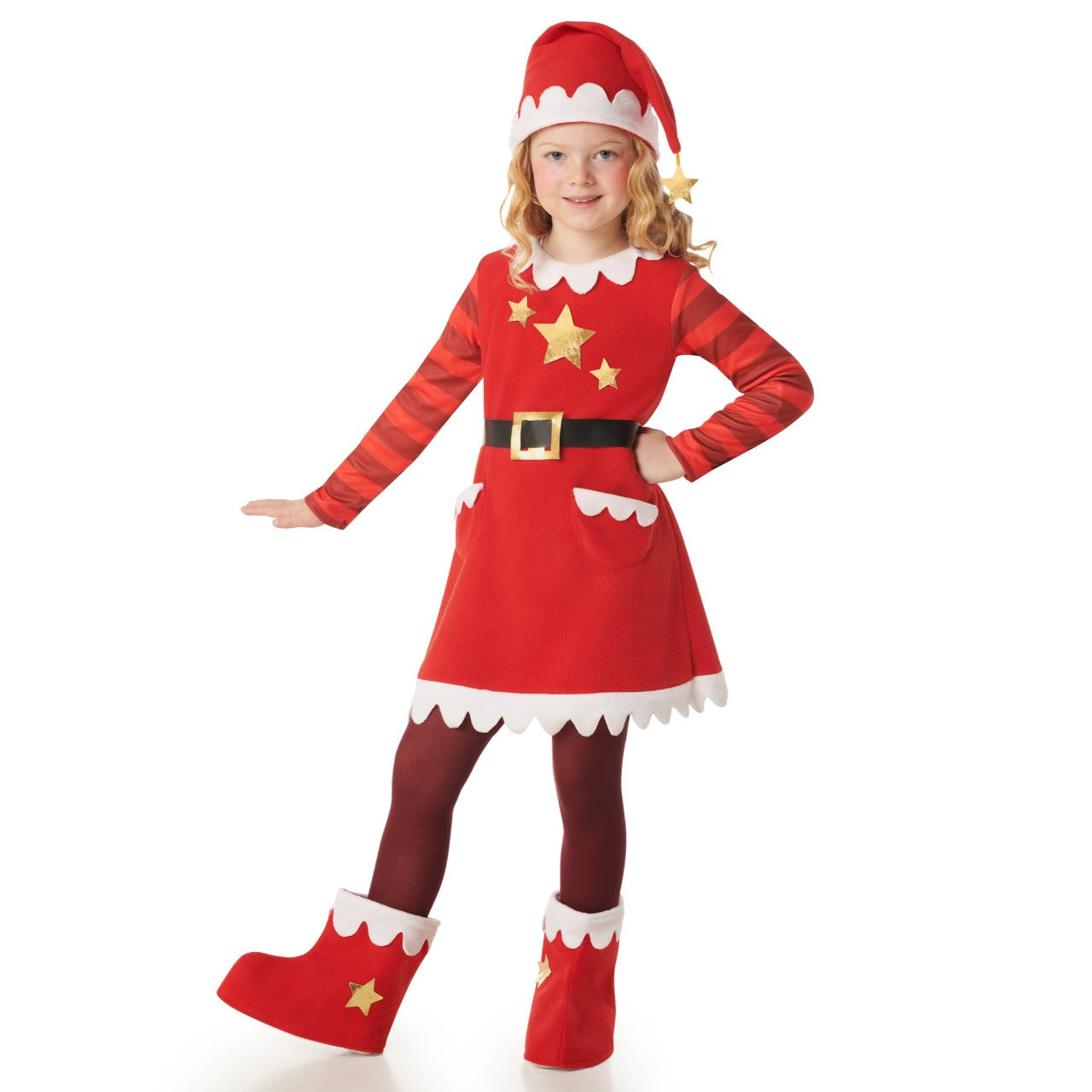 Déguisement Mère Noël Étoiles fille