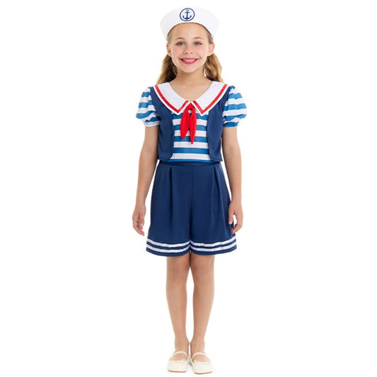 Déguisement Marin Bleu pour fille
