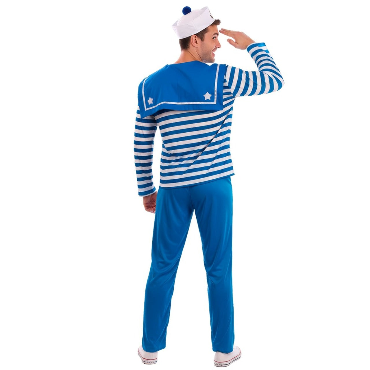 Déguisement Marin Bleu à Rayures homme