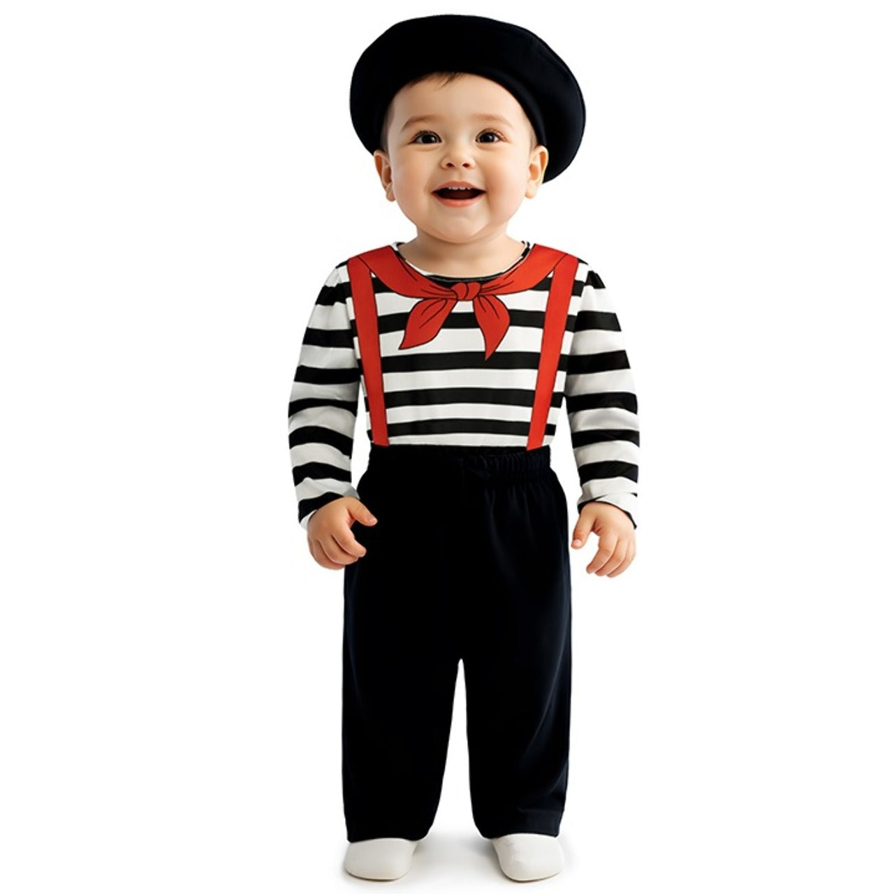 Déguisement Mime avec Nœud bébé