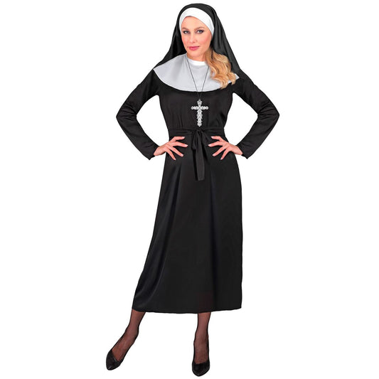Déguisement de Nonne Dévote pour femme