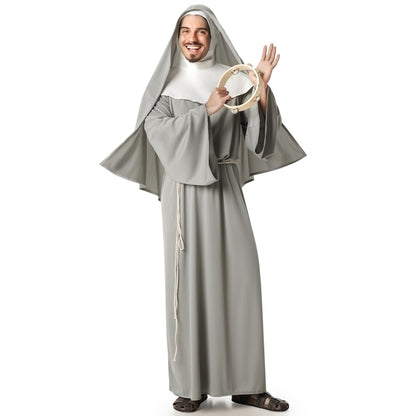 Déguisement de Nonne Grise pour homme