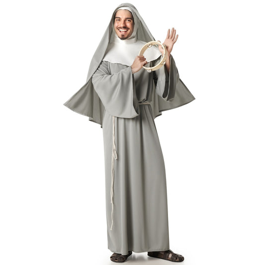 Déguisement de Nonne Grise pour homme