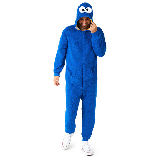 Déguisement du Monstre des Cookies 1, rue Sésame™ pour adulte