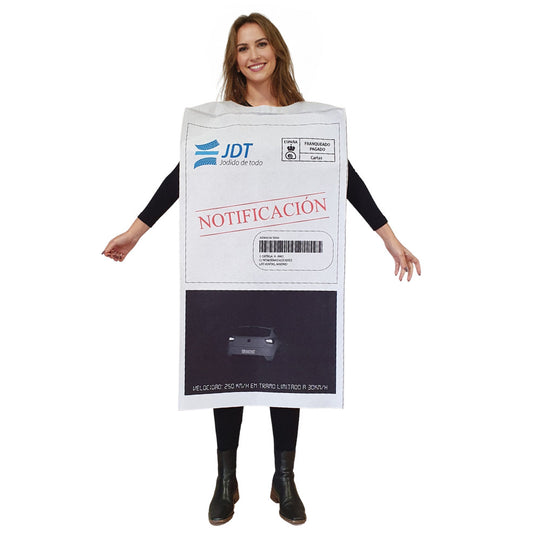 Déguisement de Contravention Routière pour adulte