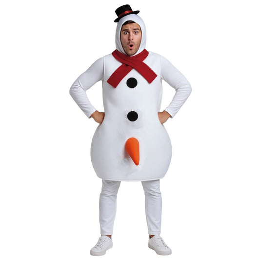 Déguisement de Bonhomme de neige Coquin pour adulte