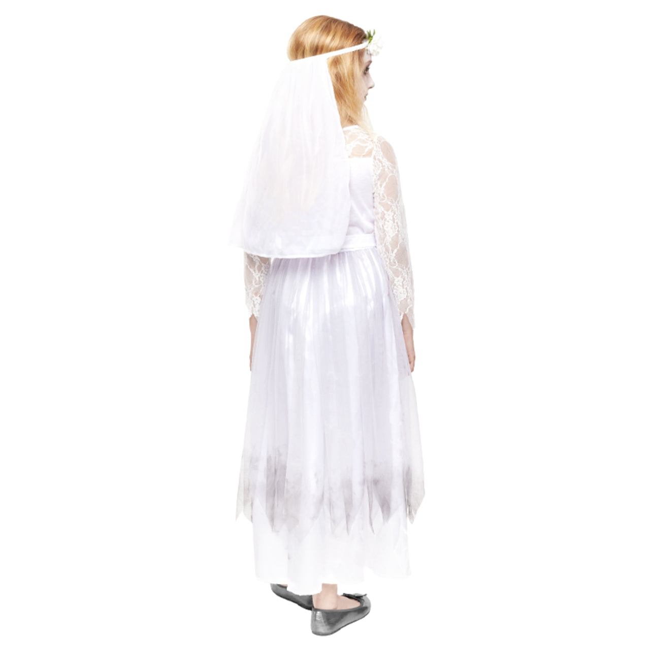 Déguisement de Mariée Zombie Sanglante pour fille