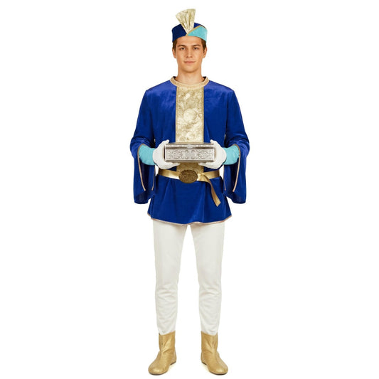 Déguisement Page Royal Bleu Deluxe adulte