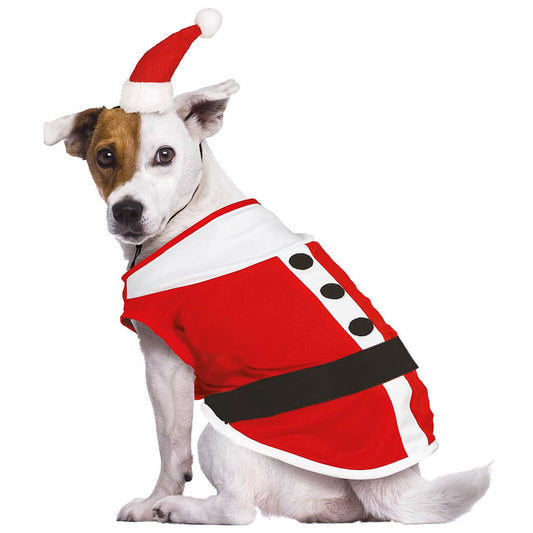 Déguisement de Père Noël pour animaux de compagnie