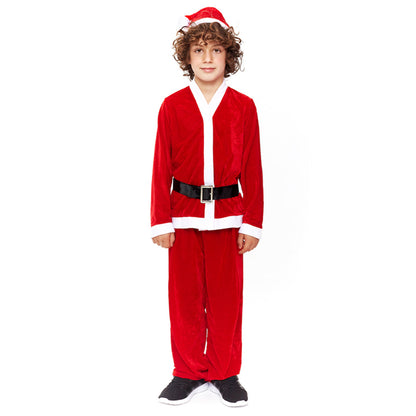 Déguisement de Père Noël Rouge Éco pour enfant
