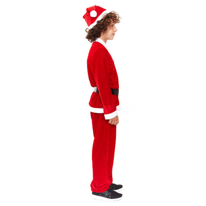 Déguisement de Père Noël Rouge Éco pour enfant