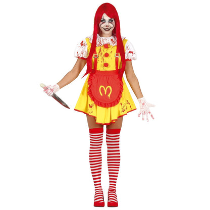 Déguisement Clown Burger femme