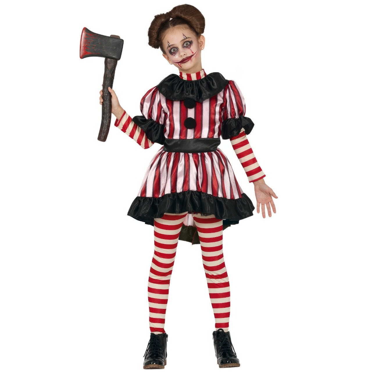 Déguisement de Clown Sinistre Éco pour fille