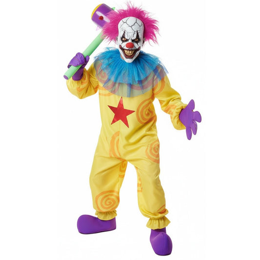 Déguisement Clown Tueur Jaune adulte