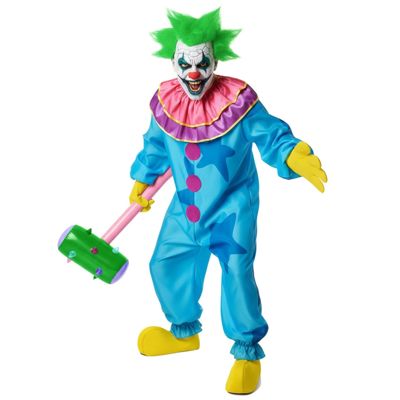 Déguisement Clown Tueur Bleu adulte