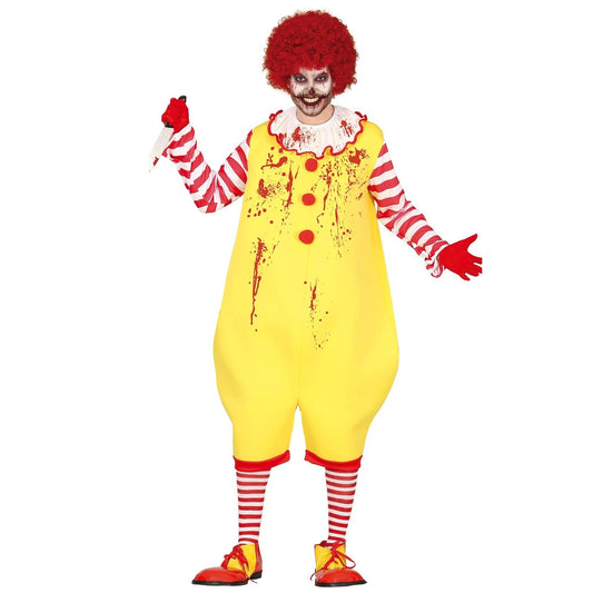 Déguisement de Clown Burger Killer pour adulte