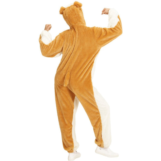 Déguisement Chien Bulldog Peluche pour adulte