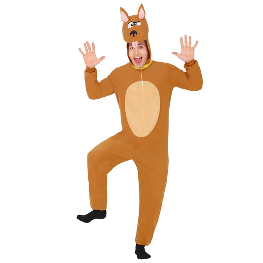 Déguisement de Chien Marron Scooby pour adulte