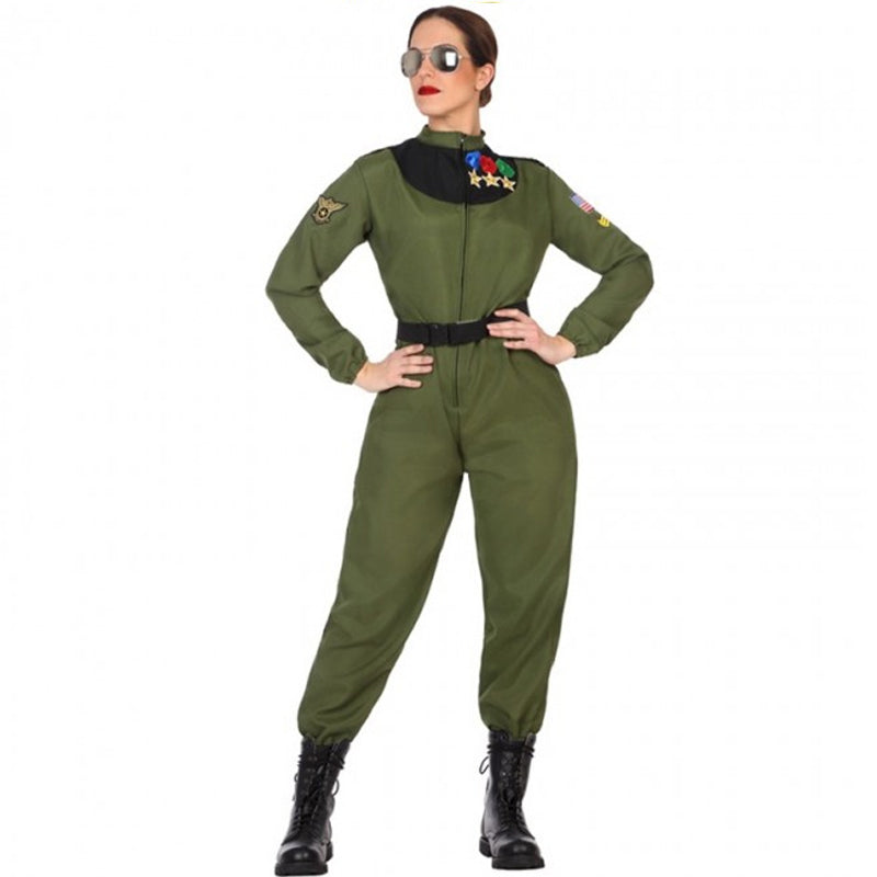 Déguisement Pilote de Chasse Étoiles pour femme