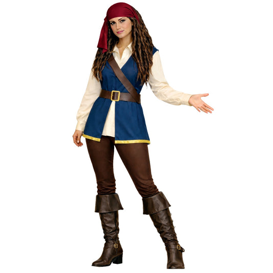 Déguisement de pirate Sparrow pour femme
