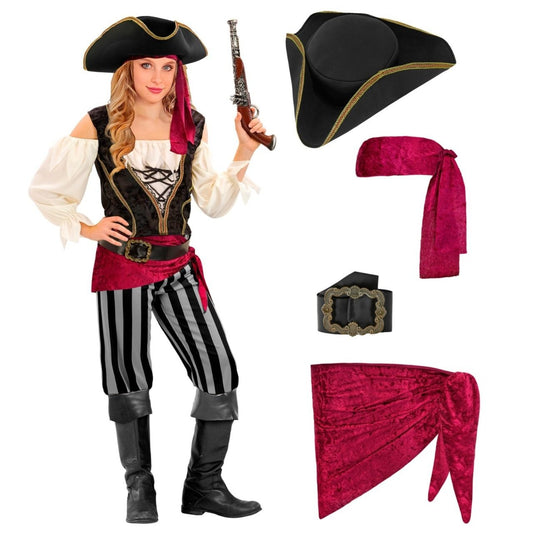 Déguisement de Pirate Ceinture pour fille