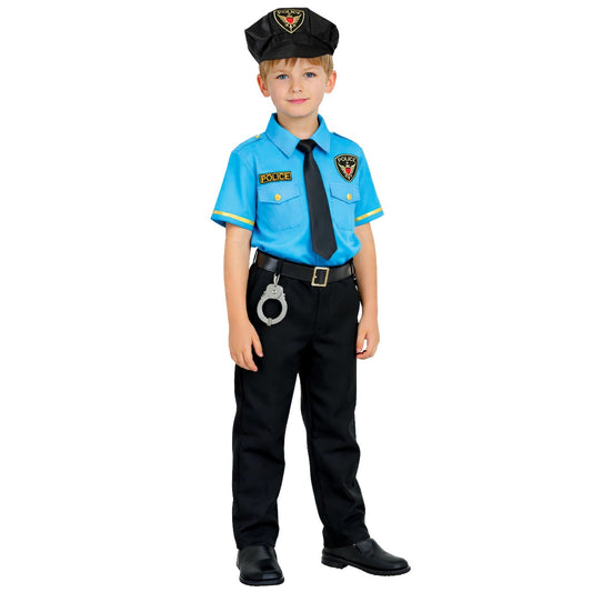 Déguisement de Policier Officiel Bleu pour enfant
